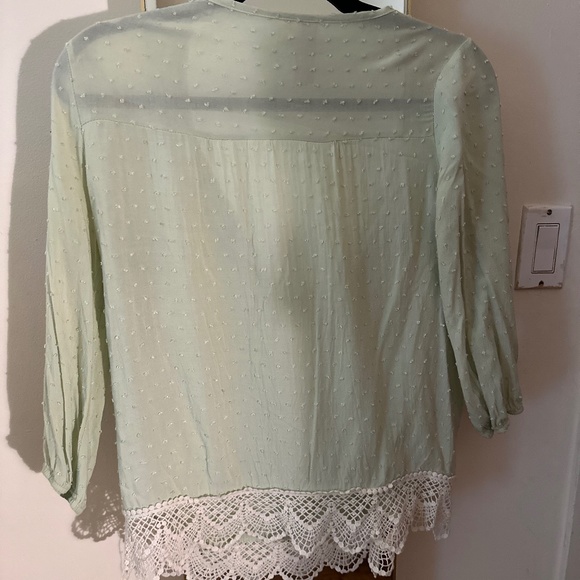 Anthropologie Textured Long-Sleeve Top - Picture 2 of 2